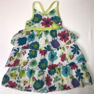 Penny M Kids 3T Floral Sleeveless Dress With Straps